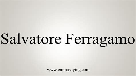 how to say ferragamo.